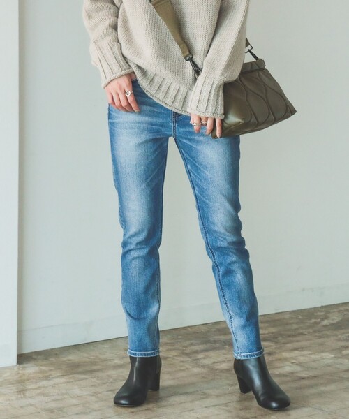 Healthy denim(ヘルシーデニム)の「Healthy Denim × B:MING by BEAMS / 別注 SUGER デニム(デニムパンツ・レディース・ブラック/ブルー/ブルー系その他・24inch/25inch/23inch/22inch)」の4枚目の写真