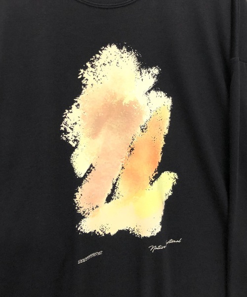 Beno(ビーノ)の「ストレッチダンボール アートグラフィック ロンTEE(Tシャツ/カットソー・メンズ・ブラック/ホワイト/ライトグレー・M/L)」の6枚目の写真