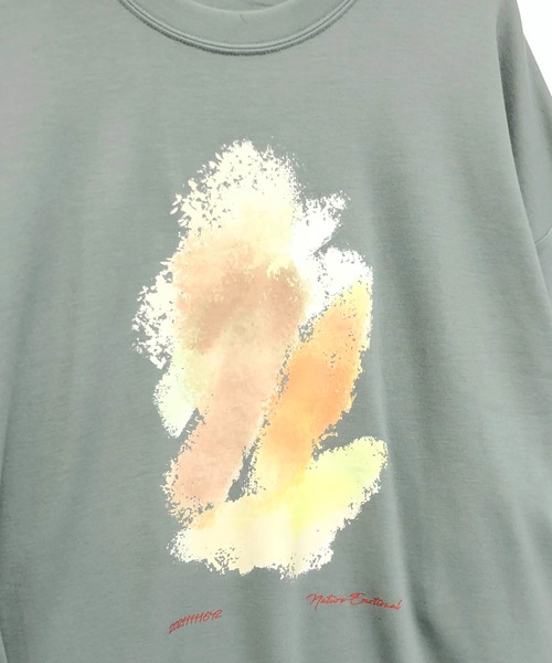 Beno(ビーノ)の「ストレッチダンボール アートグラフィック ロンTEE(Tシャツ/カットソー・メンズ・ブラック/ホワイト/ライトグレー・M/L)」の13枚目の写真