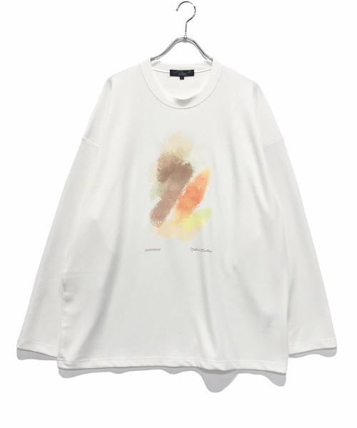 Beno(ビーノ)の「ストレッチダンボール アートグラフィック ロンTEE(Tシャツ/カットソー・メンズ・ブラック/ホワイト/ライトグレー・M/L)」の22枚目の写真