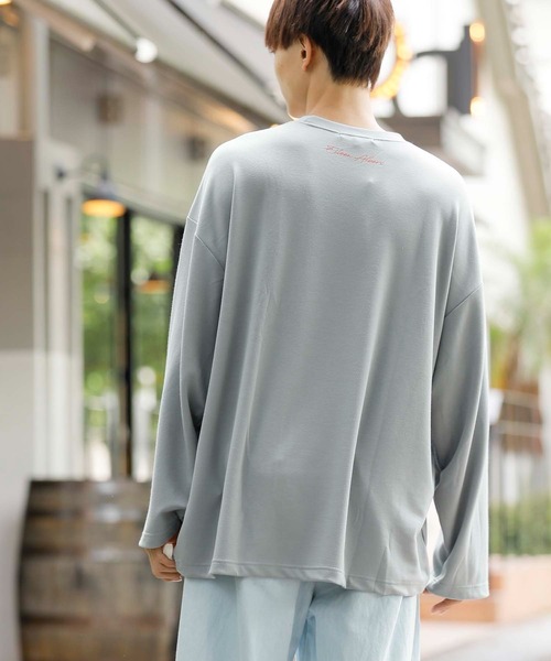 Beno(ビーノ)の「ストレッチダンボール アートグラフィック ロンTEE(Tシャツ/カットソー・メンズ・ブラック/ホワイト/ライトグレー・M/L)」の21枚目の写真