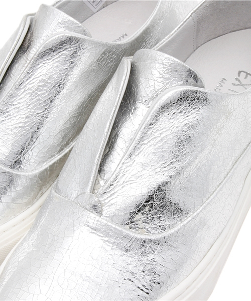 ROSE BUD（ローズバッド）の「（EXTRA XIII）【カタログ掲載】IRIS NIPPON/VANILLA　SLIP ON SNEAKER[スリッポン]（スリッポン・レディース・ホワイト/ネイビー/シルバー系その他・36/37/38/39）」の12枚目の写真