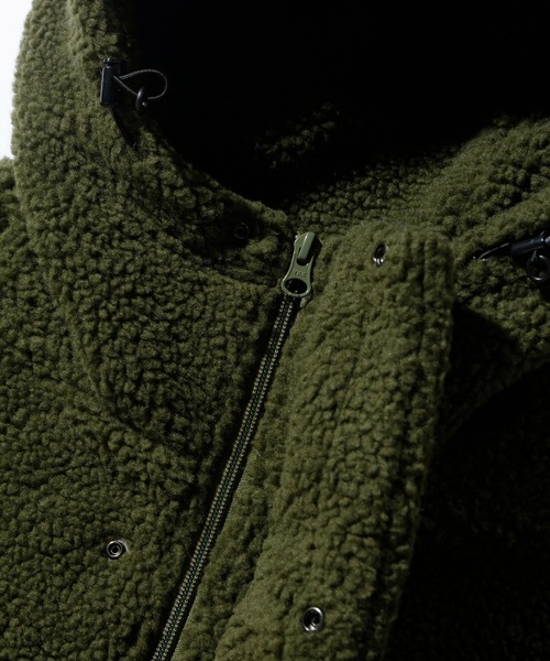 XLARGE(エクストララージ)の「BOA FLEECE ZIP-UP JACKET(ブルゾン・メンズ・マルチ/オリーブ/ブラック/チャコール・S/M/XL/L)」の7枚目の写真