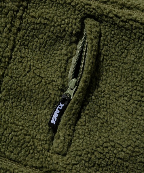 XLARGE(エクストララージ)の「BOA FLEECE ZIP-UP JACKET(ブルゾン・メンズ・マルチ/オリーブ/ブラック/チャコール・S/M/XL/L)」の11枚目の写真