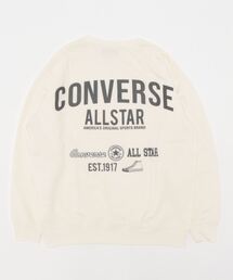 CONVERSE（コンバース）の「【CONVERSE/コンバース】裏起毛 ワンポイントブランドロゴ　バックプリント　スウェット　トレーナー（スウェット・メンズ）」
