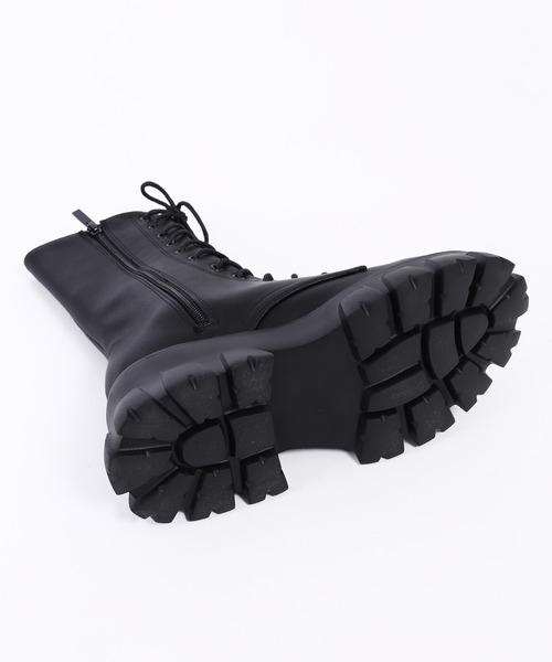 WC（ダブル シー）の「デザインソールブーツ（ブーツ・レディース・ホワイト/ブラック・SMALL/MEDIUM）」の9枚目の写真