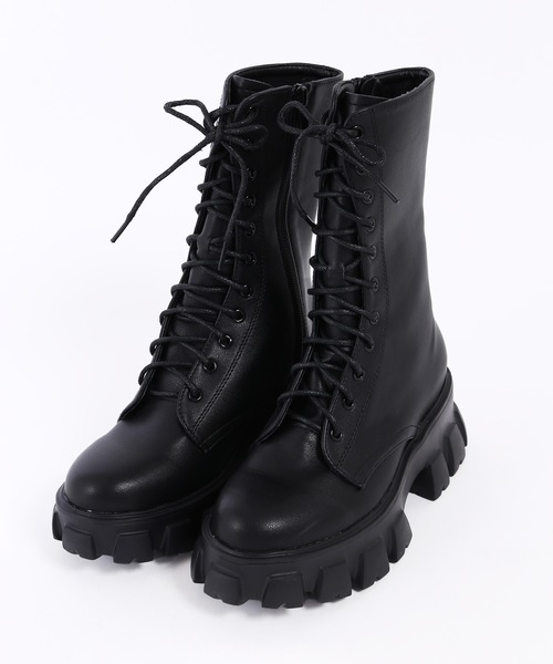 WC（ダブル シー）の「デザインソールブーツ（ブーツ・レディース・ホワイト/ブラック・SMALL/MEDIUM）」の10枚目の写真