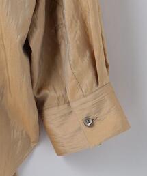 6（ロク）の「＜6(ROKU)＞NYLON SILK TIE SHIRT/シャツ（シャツ