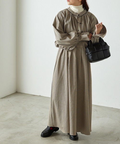 forksy.】チェック柄配色キャミワンピース forksy.│MONO-MART