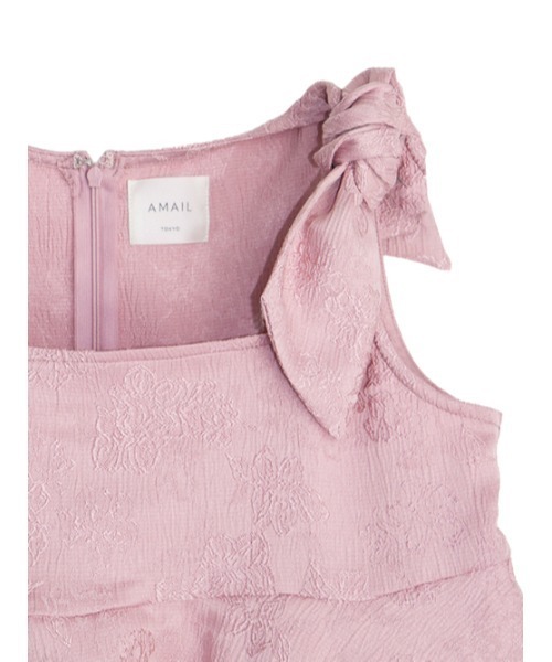 AMAIL（アマイル）の「Flower mature setup（タンクトップ・レディース・ネイビー/ピンク・M/S）」の13枚目の写真