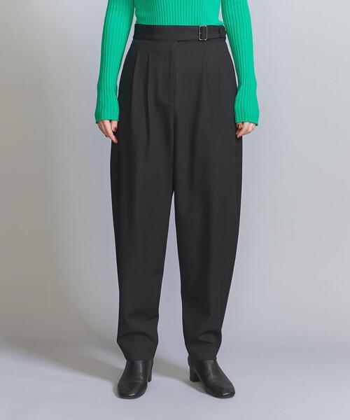 BEAUTY&YOUTH UNITED ARROWS（ビューティーアンドユースユナイテッドアローズ）の「レーヨンポリエステル カーブパンツ -ウォッシャブル-（その他パンツ・レディース・ライトグレー/ホワイト/ブラック・M/S）」の4枚目の写真