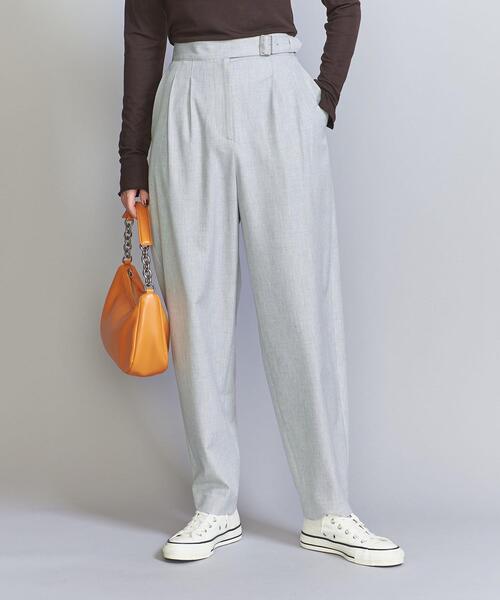 BEAUTY&YOUTH UNITED ARROWS（ビューティーアンドユースユナイテッドアローズ）の「レーヨンポリエステル カーブパンツ -ウォッシャブル-（その他パンツ・レディース・ライトグレー/ホワイト/ブラック・M/S）」の15枚目の写真