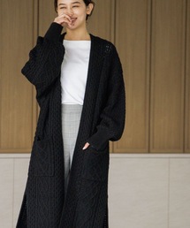 SHOO・LA・RUE | 【洗える】おうち時間も暖かく◎ ケーブル柄ロングカーディガン(カーディガン/ボレロ)