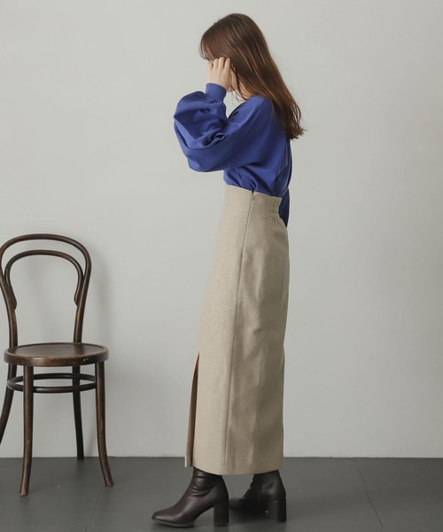 SENSE OF PLACE by URBAN RESEARCH(センスオブプレイスバイアーバンリサーチ)の「ストレッチボリュームスリーブセーター(ニット/セーター・レディース・オフホワイト/ピンク/ブルー/ブラック/イエロー・ONE)」の12枚目の写真