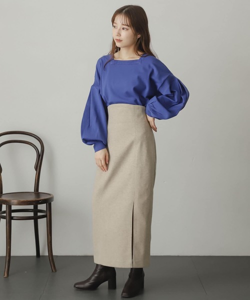 SENSE OF PLACE by URBAN RESEARCH(センスオブプレイスバイアーバンリサーチ)の「ストレッチボリュームスリーブセーター(ニット/セーター・レディース・オフホワイト/ピンク/ブルー/ブラック/イエロー・ONE)」の13枚目の写真