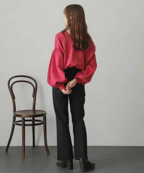 SENSE OF PLACE by URBAN RESEARCH(センスオブプレイスバイアーバンリサーチ)の「ストレッチボリュームスリーブセーター(ニット/セーター・レディース・オフホワイト/ピンク/ブルー/ブラック/イエロー・ONE)」の19枚目の写真