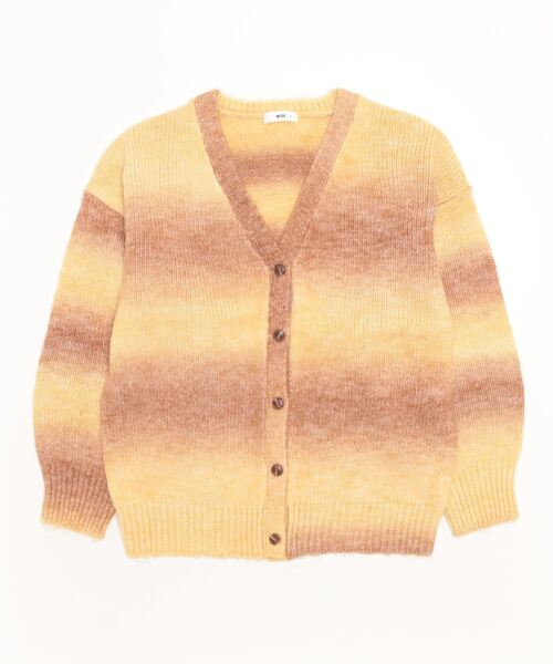 WEGO（ウィゴー）の「WEGO/グラデーションBIGカーディガン（カーディガン/ボレロ・レディース・ブルー系その他/イエロー系その他/グレー系その他/ブルー・FREE）」の5枚目の写真
