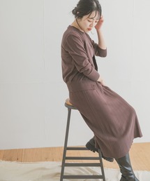 ITEMS URBANRESEARCH | モチモチカーディガンセットワンピース(ワンピース)