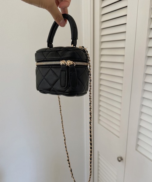 LAUIR(ラウアー)の「ミニPUレザーショルダーバッグ(ショルダーバッグ・レディース・ベージュ/ピンク/ホワイト/ブラック・FREE)」の7枚目の写真