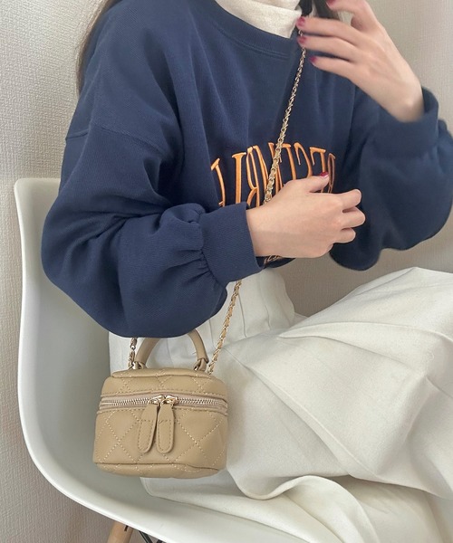 LAUIR(ラウアー)の「ミニPUレザーショルダーバッグ(ショルダーバッグ・レディース・ベージュ/ピンク/ホワイト/ブラック・FREE)」の11枚目の写真