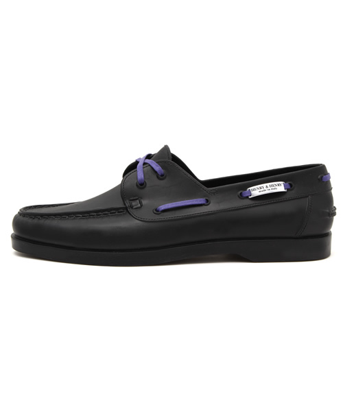OUTLET（アウトレット）の「【CIAOPANIC TYPY】別注ヘンリーヘンリーBOAT（その他シューズ・メンズ・ブラック/ブルー・43/42/41）」の3枚目の写真