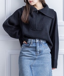 clear | ハーフジップニット/トップス≪2022AW新作≫(ニット/セーター)