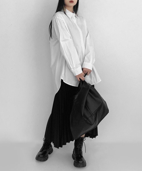 LVEU.（ラブユ.）の「【LVEU.】2wayトートバッグ / バッグ 鞄 BAG トート 2way ワンショルダー A4 合皮  合皮 ブラック（トートバッグ・レディース・ブラック・FREE）」の8枚目の写真