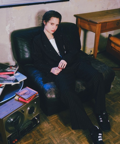 Six M（シックスエム）の「【SixM/シックスエム】トラッシースーツスラックス（スラックス・レディース・ブラック/オフホワイト・FREE）」の16枚目の写真