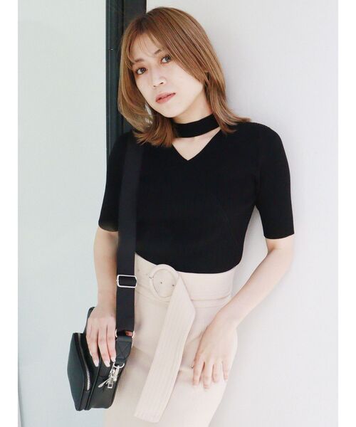 MURUA（ムルーア）の「バイカラースクエアミニバッグ（ショルダーバッグ・レディース・グリーン/ブラック・FREE）」の9枚目の写真