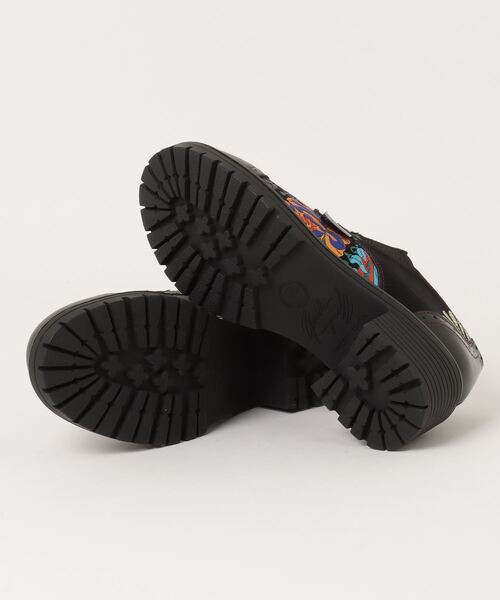 YOSUKE（ヨースケ）の「YOSUKE / ヨースケレースアップシューズ（その他シューズ・レディース・ブラック×パープル/ブラック/ブラック×グリーン・S/L/M/LL）」の5枚目の写真