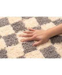 BRID（ブリッド）の「.ブリッド モロッコ チェッカー ラグ / BRID Morocco CHECKER RUG［200×200］（ラグ/マット）」