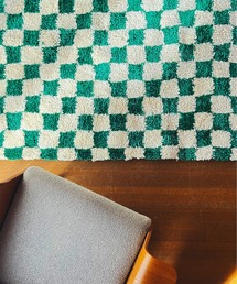 BRID（ブリッド）の「.ブリッド モロッコ チェッカー ラグ / BRID Morocco CHECKER RUG［200×200］（ラグ/マット）」