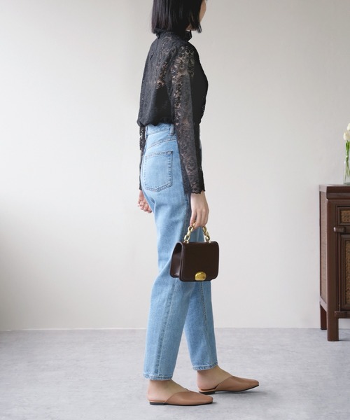 IAMUSE（アイアミューズ）の「ヴィンテージレースシアートップス S0881【IAMUSE】（その他トップス・レディース・アイボリー/ブラック・FREE）」の18枚目の写真