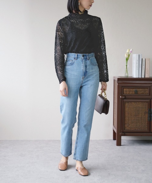 IAMUSE（アイアミューズ）の「ヴィンテージレースシアートップス S0881【IAMUSE】（その他トップス・レディース・アイボリー/ブラック・FREE）」の19枚目の写真