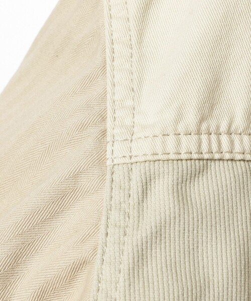 BEAMS（ビームス）の「BEAMS / 3タイプ ファブリック ジャケット（デニムジャケット・メンズ・オフホワイト/ネイビー・XL/L/M/S）」の11枚目の写真