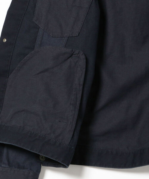 BEAMS（ビームス）の「BEAMS / 3タイプ ファブリック ジャケット（デニムジャケット・メンズ・オフホワイト/ネイビー・XL/L/M/S）」の19枚目の写真