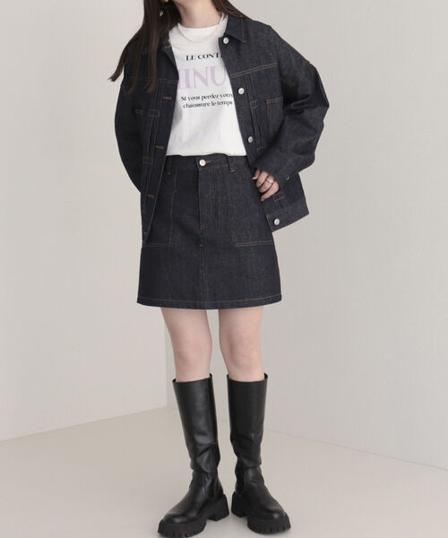 fredy emue(フレディエミュ)の「ロゴロンT(Tシャツ/カットソー・レディース・オフホワイト/ライトグレー/ホワイト・38)」の19枚目の写真