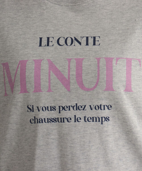 fredy emue(フレディエミュ)の「ロゴロンT(Tシャツ/カットソー・レディース・オフホワイト/ライトグレー/ホワイト・38)」の6枚目の写真