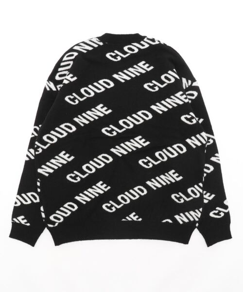 AZUL by moussy（アズールバイマウジー）の「CLOUD NINE KNIT PULLOVER/クラウドナインニットプルオーバー（ニット/セーター・メンズ・ブラック/ライトグリーン/ホワイト・FREE）」の4枚目の写真