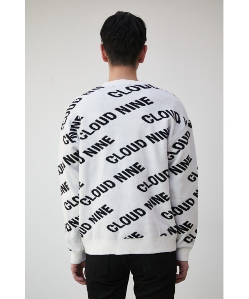 AZUL by moussy（アズールバイマウジー）の「CLOUD NINE KNIT PULLOVER/クラウドナインニットプルオーバー（ニット/セーター・メンズ・ブラック/ライトグリーン/ホワイト・FREE）」の10枚目の写真