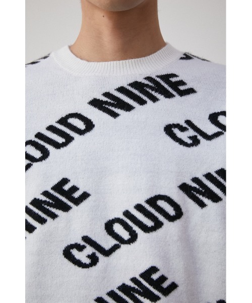 AZUL by moussy（アズールバイマウジー）の「CLOUD NINE KNIT PULLOVER/クラウドナインニットプルオーバー（ニット/セーター・メンズ・ブラック/ライトグリーン/ホワイト・FREE）」の11枚目の写真