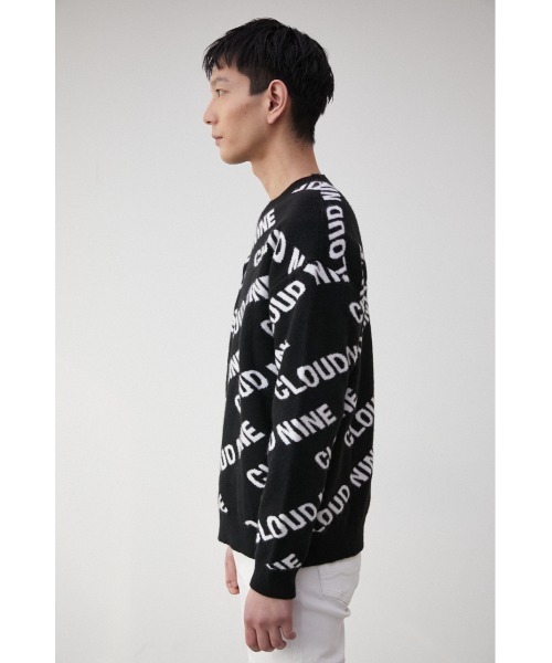 AZUL by moussy（アズールバイマウジー）の「CLOUD NINE KNIT PULLOVER/クラウドナインニットプルオーバー（ニット/セーター・メンズ・ブラック/ライトグリーン/ホワイト・FREE）」の18枚目の写真