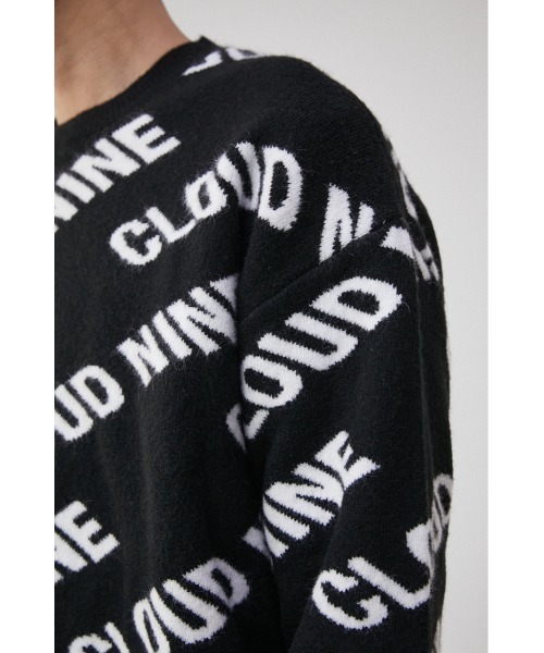 AZUL by moussy（アズールバイマウジー）の「CLOUD NINE KNIT PULLOVER/クラウドナインニットプルオーバー（ニット/セーター・メンズ・ブラック/ライトグリーン/ホワイト・FREE）」の21枚目の写真
