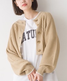 OMNES | 片畔編み2WAYショートプルオーバーニット(その他トップス)