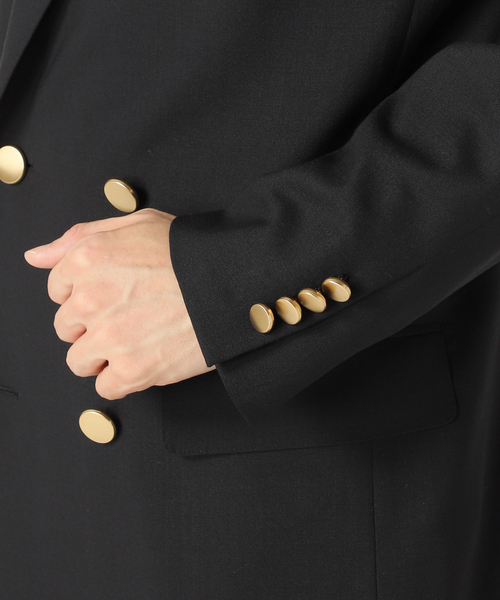 モヘヤミックス トロピカル ウール 6ボタン ダブル ブレザー ジャケット EDIFICE（エディフィス）の「モヘヤミックス トロピカル ウール 6