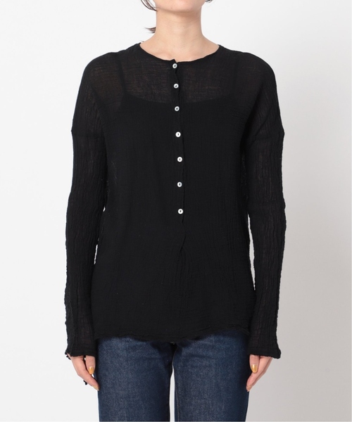 LES ATELIERS FRANCAIS DE CONFECTION】別注 HENLY NECK L/SL