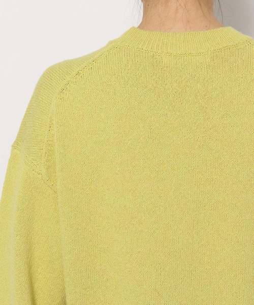 yuw（ユウ）の「リリヤーンスリットプルオーバー　178705（ニット/セーター・レディース・ブルー/イエロー/ブラック・FREE）」の10枚目の写真