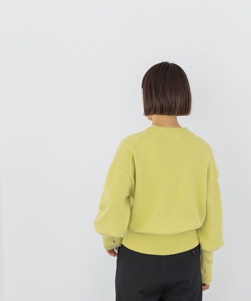 yuw（ユウ）の「リリヤーンスリットプルオーバー　178705（ニット/セーター・レディース・ブルー/イエロー/ブラック・FREE）」の21枚目の写真