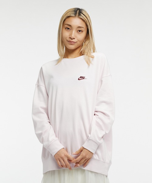 【新品】XS　NIKE ウィメンズ オーバーサイズド フリース クルー NIKE（ナイキ）の「ナイキ スポーツウェア ウィメンズ オーバーサイズ