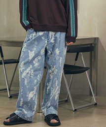 MAISON SPECIAL | 《ユニセックスアイテム》ジャガードワンタックワイドデニムパンツ【MAISON SPECIAL/メゾンスペシャル】(デニムパンツ)
